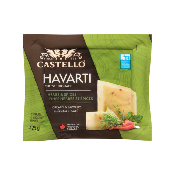 CASTELLO - HAVARTI HERBS & SPICE 425GR