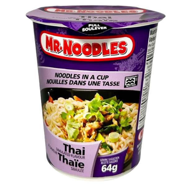 MR NOODLE - CUP THAI 12x64 GR