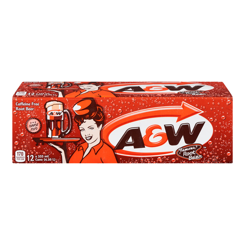 A&W - AW ROOT BEER CANS 12x355ML