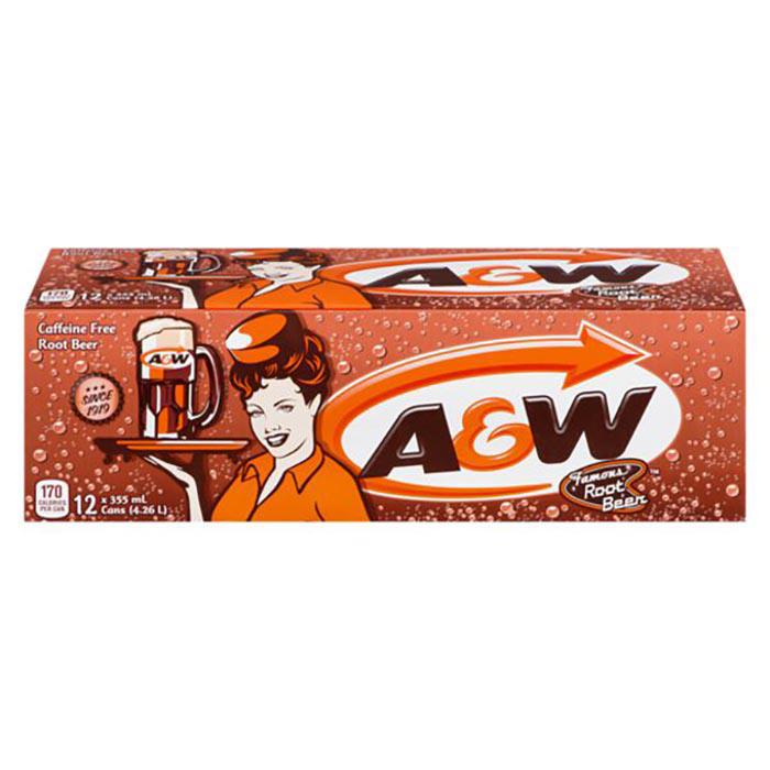 A&W - AW ROOT BEER CANS 12x355ML