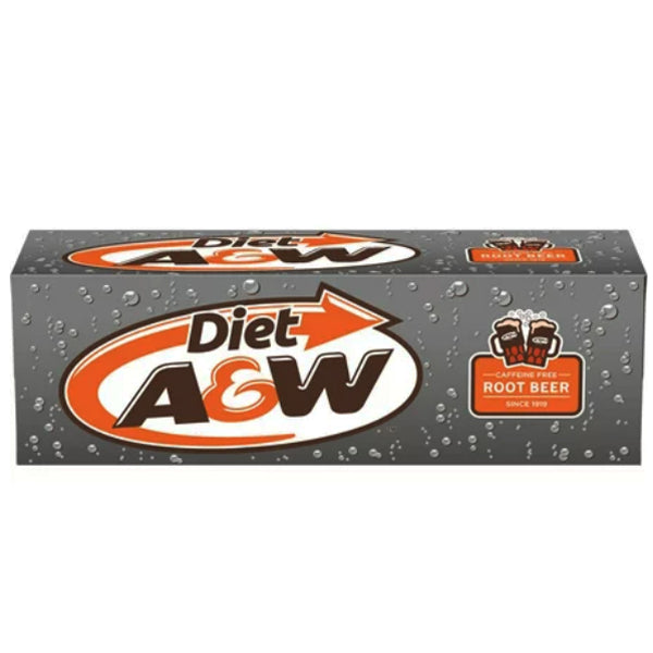 A&W - DIET ROOT BEER CANS 12x355ML