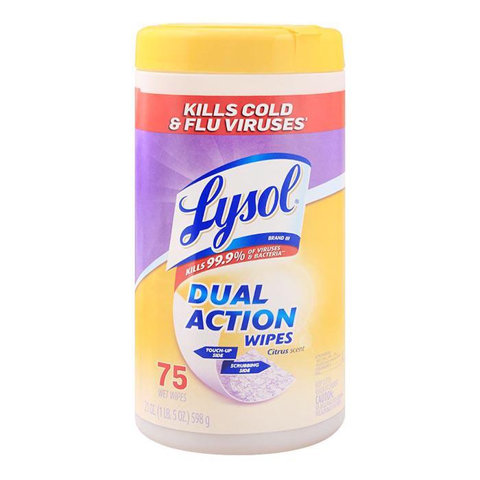 LYSOL - DISINFECTING WIPES: CITRUS SENT 35 CT