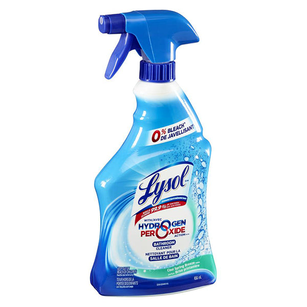 LYSOL - BATHROOM CLEANER W/ HYDROGEN PEROXIDE 650ML