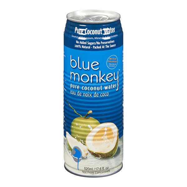 BLUE MONKEY - COCONUT WATER 100% NO PULP NFC 12x520 ML