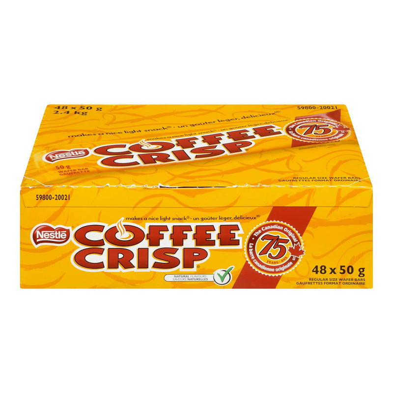 NESTLE - COFFEE CRISP REGULAR BARS 48x50 GR