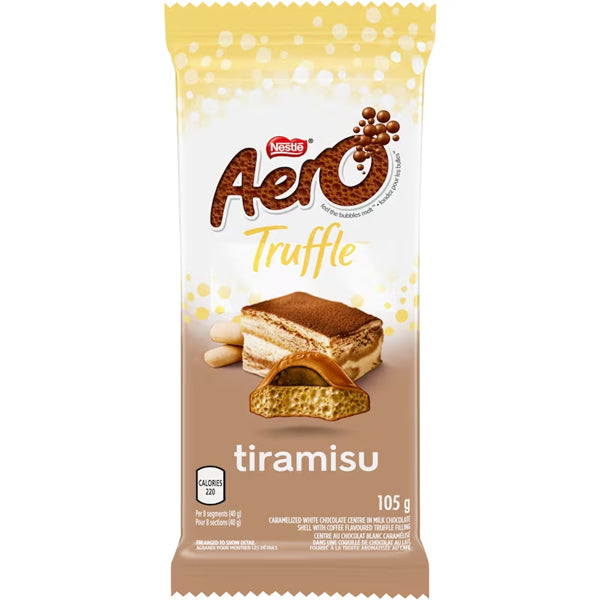 NESTLE - AERO TRUFFLE TIRAMISU TABLET 105GR