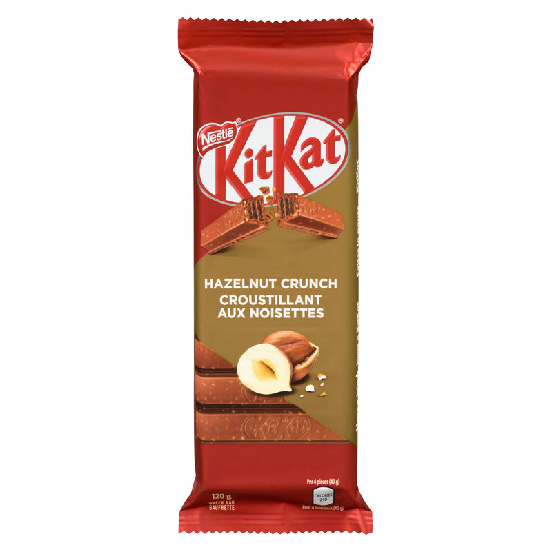 NESTLE - KIT KAT HAZELNUT CRUNCH 120GR