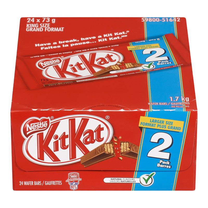 NESTLE - KITKAT KING SIZE 24x73 GR