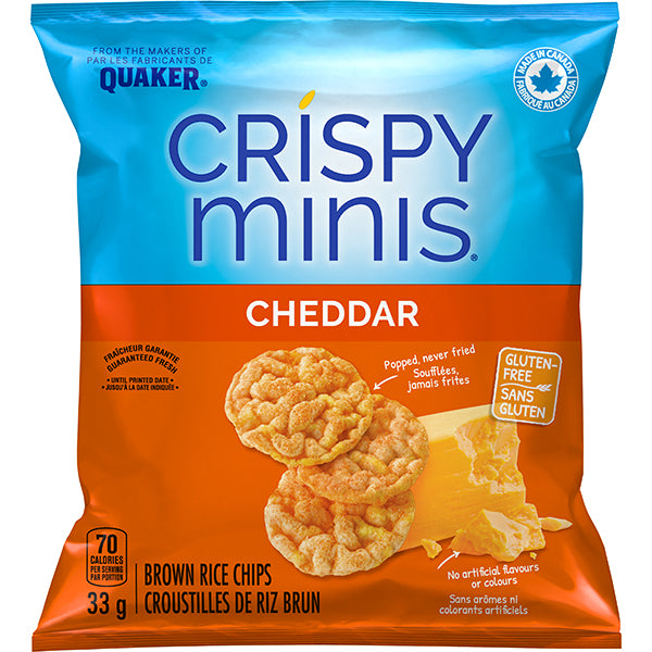 QUAKER - CRISPY MINIS CHEDDAR 33GR