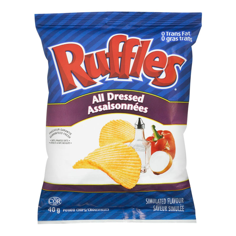 RUFFLES - ALL DRESSED 40GR