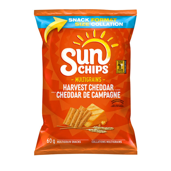 SUN CHIPS - HARVEST CHEDDAR 32x60 GR