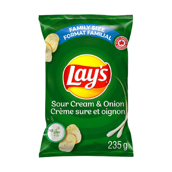 LAYS - XXL SOUR CREAM AND ONION 235GR