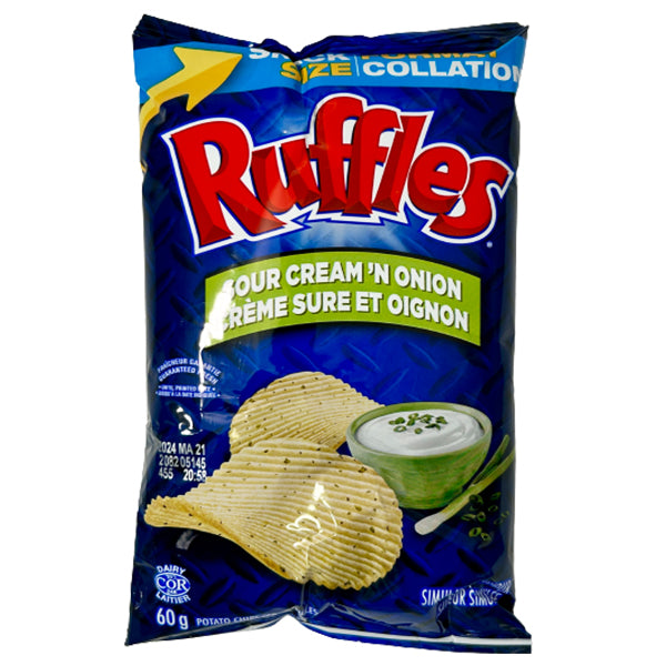 RUFFLES - SOUR CREAM N ONION 60GR