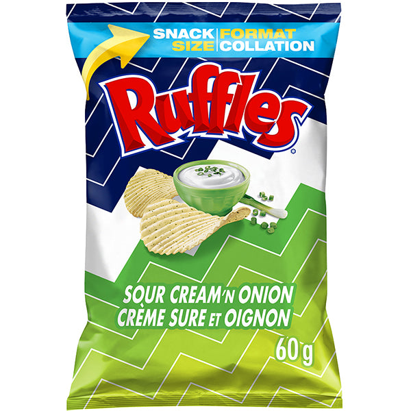 RUFFLES - SOUR CREAM N ONION 36x60GR