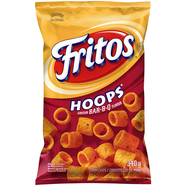 FRITOS - BBQ HOOPS 340GR