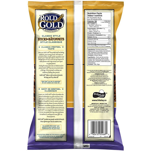 ROLD GOLD - PRETZEL THINS STICKS 370GR