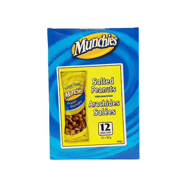 MUNCHIES - SALTED PEANUTS 12x55 GR