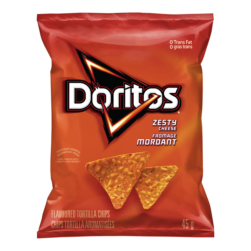 DORITOS - ZESTY CHEESE 45GR