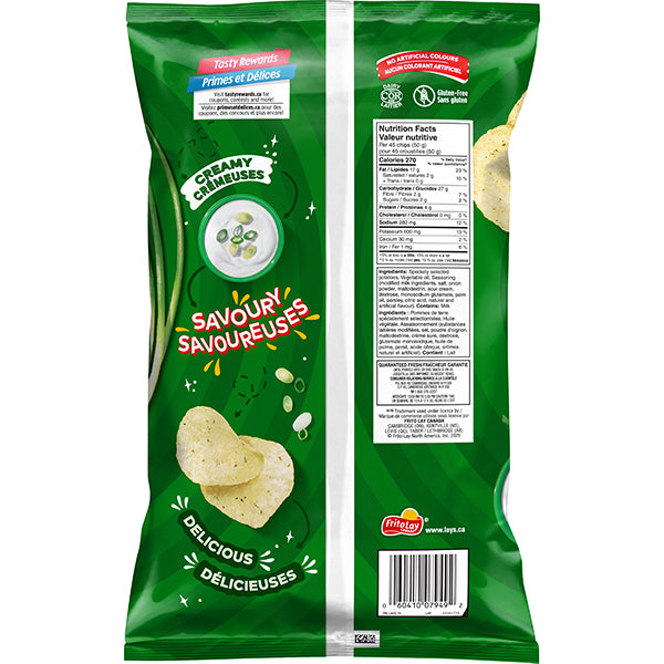 LAYS - SOUR CREAM AND ONION 220GR