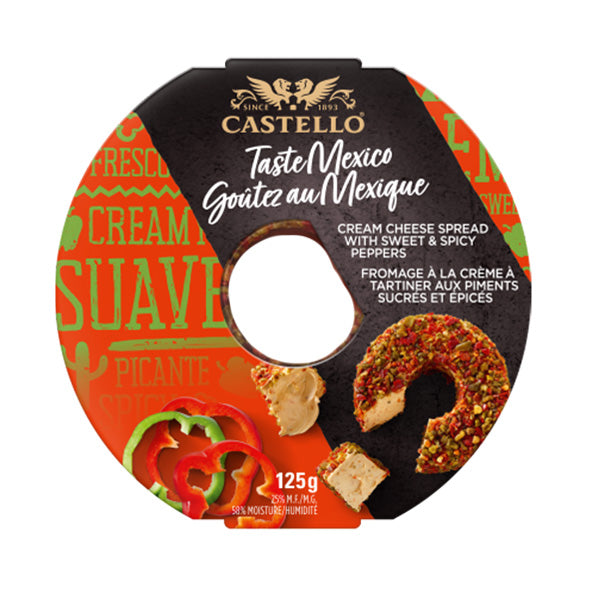 CASTELLO - CREAM CHEESE RING W/ SWEET & SPICY PEPPER 125GR