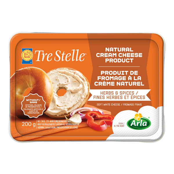 TRE STELLE - CREAM CHEESE HERBS AND SPICES 200GR