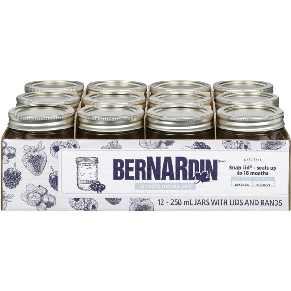 BERNARDIN - MASON JAR 250ML 12x250 ML