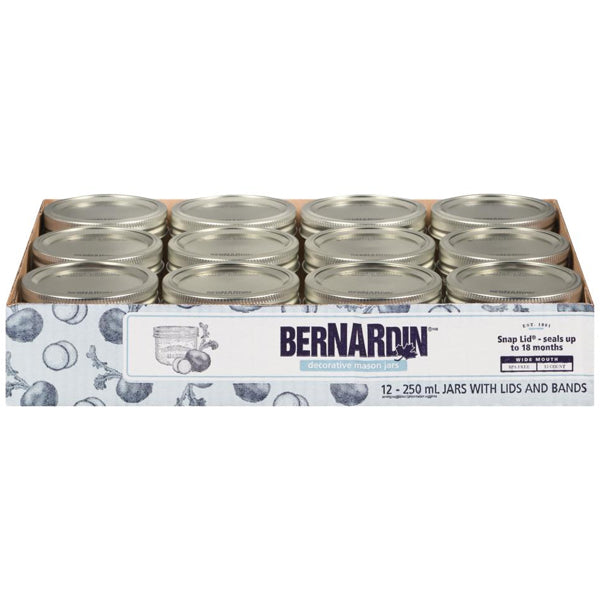 BERNARDIN - PRESERVE'N SERVE WIDEMOUTH 12x250 ML