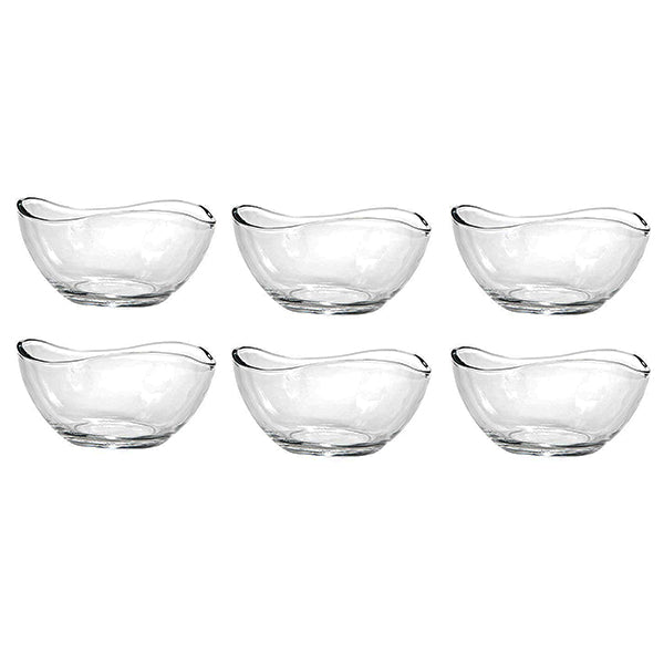 CAMELLIAS - GLASS DESSERT BOWL 300ML 6EA