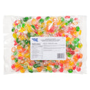 EXCLUSIVE CANDY - ASSORTED CLEAR FRUIT DROPS 1.8KG