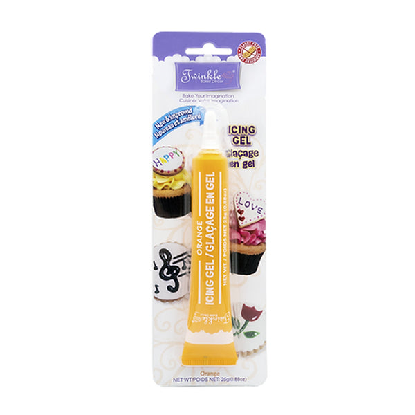 TWINKLE - ICING GEL ORANGE 25GR