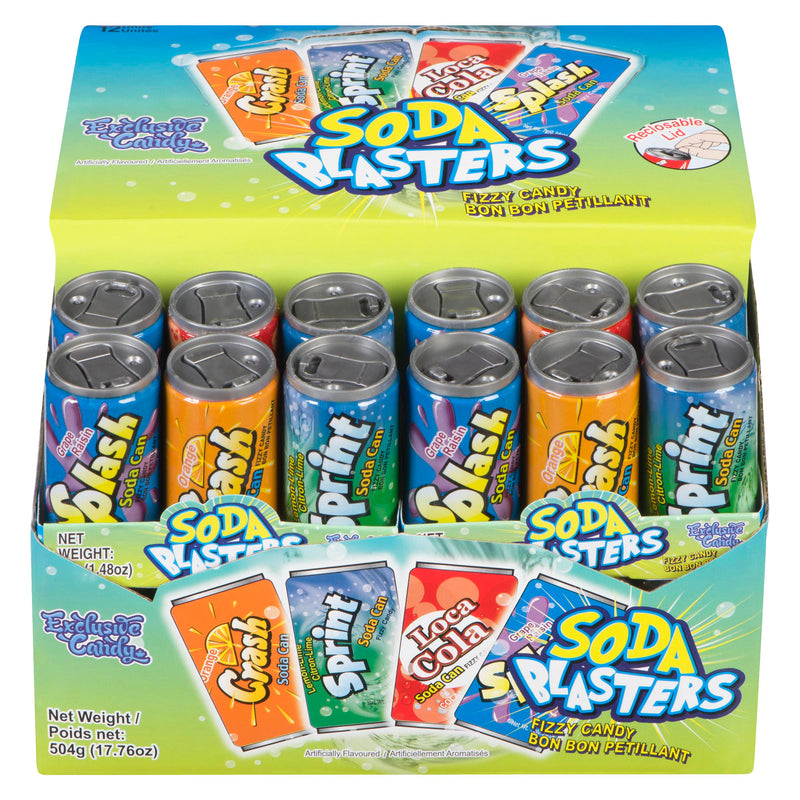 EXCLUSIVE - SODA BLASTERS FIZZY CANDY 12x42 GR