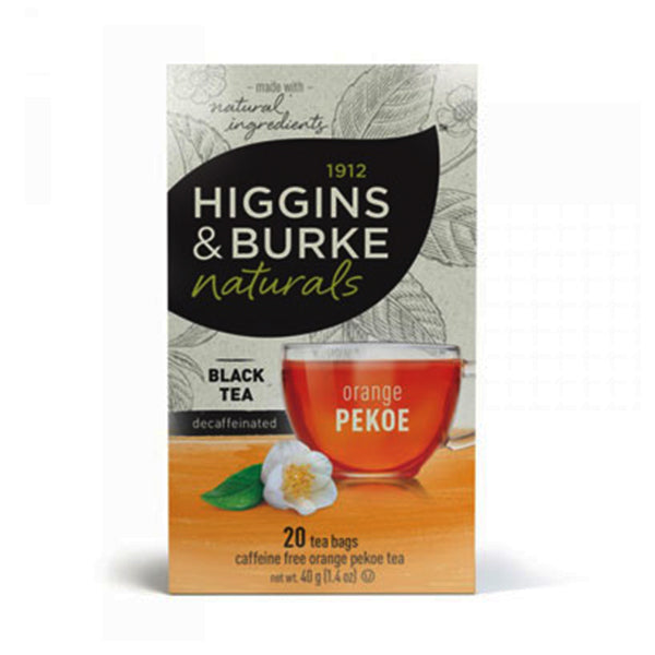 HIGGINS & BURKE - DECAF ORANGE PEKOE TEA 20EA