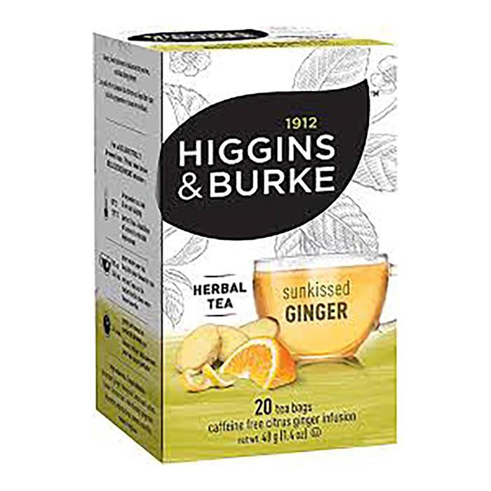 HIGGINS & BURKE - CITRUS GINGER GINSENG TEA 20EA