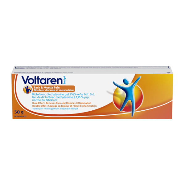 VOLTAREN - GEL BACK & MUSCLE PAIN 50GR