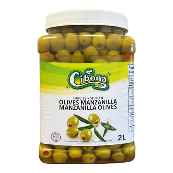 CIBONA - STUFFED MANZANILLA OLIVES 2LT