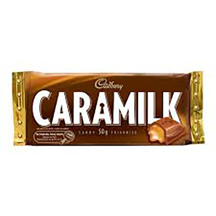 CADBURY - CARAMILK CHOCOLATE BARS 50GR