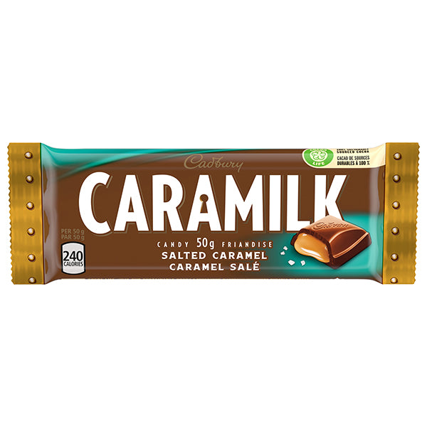 CADBURY - CARAMILK SALTED CARAMEL BAR 50GR