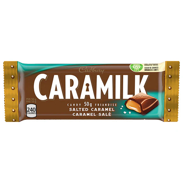 CADBURY - CARAMILK SALTED CARAMEL BAR 24x50 GR