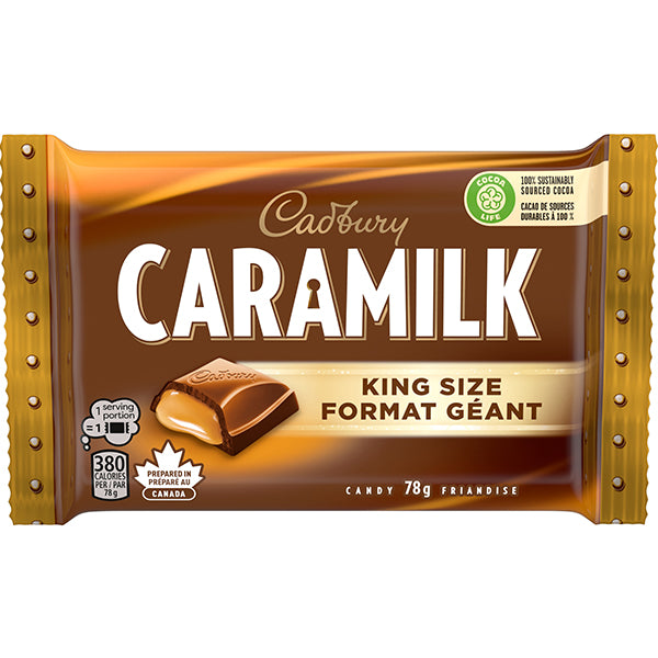 CADBURY - CARAMILK KING SIZE BARS 24x78 GR