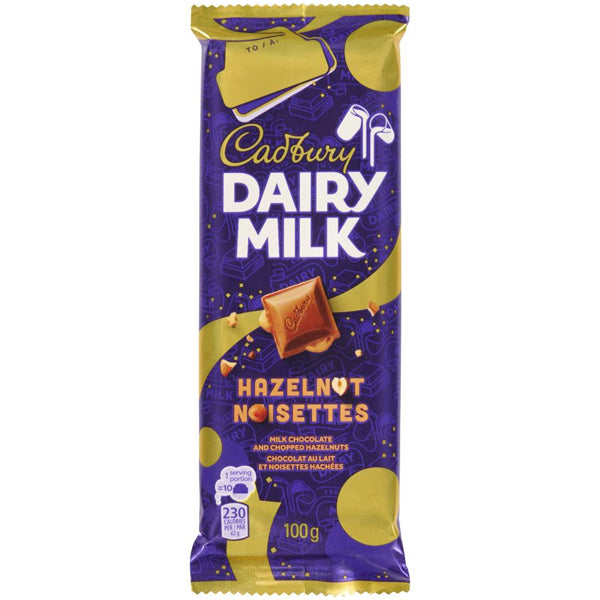 CADBURY - DAIRY MILK HAZELNUT 21x100 GR