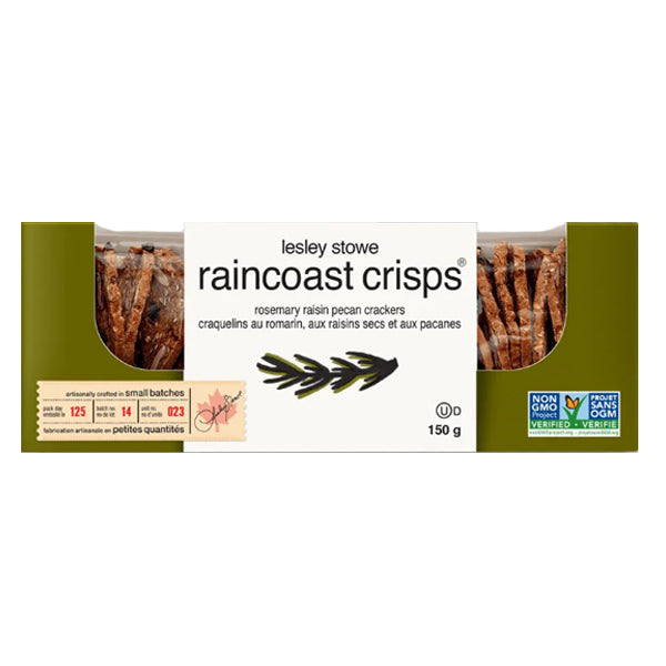 RAINCOAST - CRISP ROSEMARY RAISIN PECAN 150GR