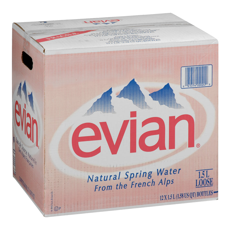 EVIAN - NATURAL SPRING WATER 12x1.5LT