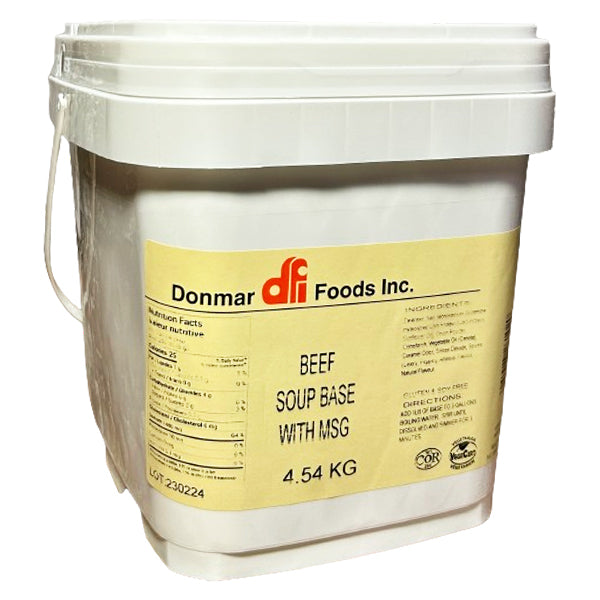 DONMAR - BEEF SOUP BASE WITH MSG 4.54KG