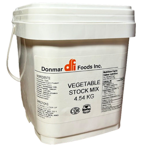 DONMAR - DFI KOSHER VEG. STOCK MIX NO M.S.G 4.54KG