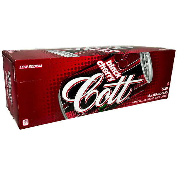 COTT - BLACK CHERRY SODA 12x355ML