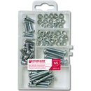 HOME AIDE - NUT AND BOLT ASSORTMENT 65pcs 1EA