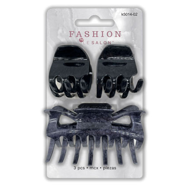 SYMAK - HAIR CLIPS 3PC EA