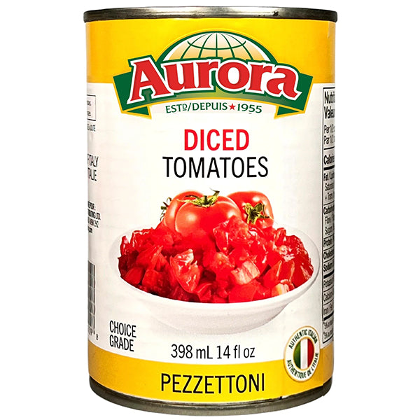 AURORA - TOMATOES DICED 398ML