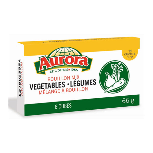 AURORA - BOUILLON CUBE VEGETABLE 66GR