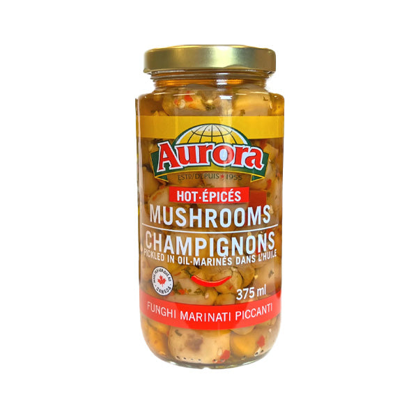 AURORA - HOT MARINATED MUSHROOMS 375ML